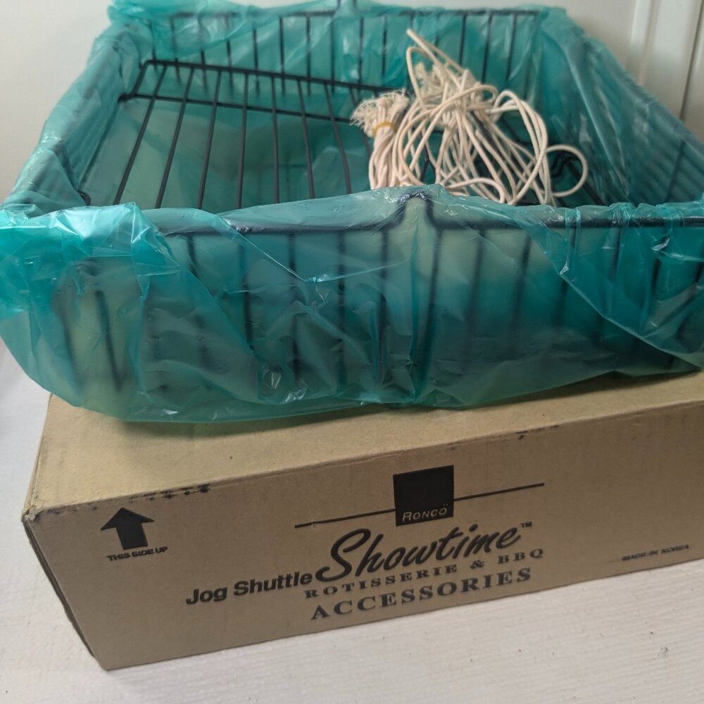 New/open box Ronco Showtime Rotisserie & BBQ Jog Shuttle accessory part replace